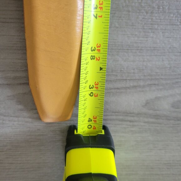 Perry Ellis Genuine Leather Belt With Brass Buckle Large - Picture 7 of 7